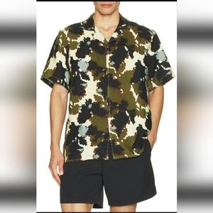 Foliago Cuba Linen Shirt in Multi OAS